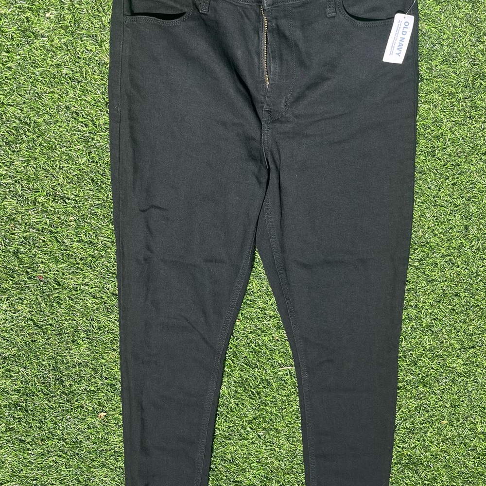 Old Navy High-Rise Super-Skinny Jeans - Black